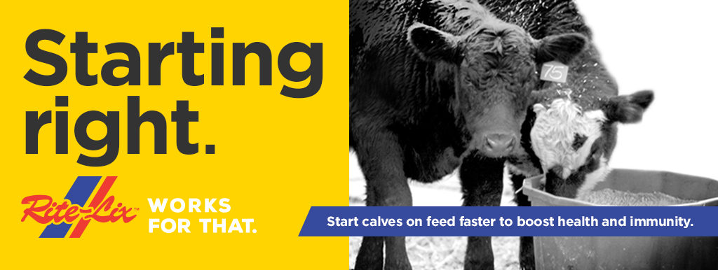 Starting right. Rite-Lix works for that. Start calves on feed faster to boost health and immunity.